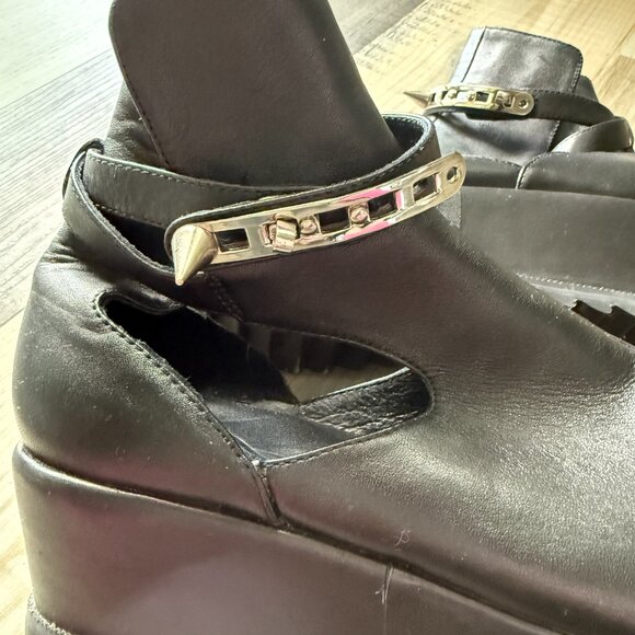 UNIF-Black Platform with Spiked Straps.  RARE - Picture 2 of 15